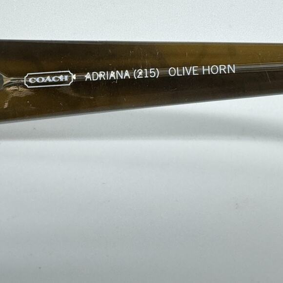 Coach Adriana 215 Tortoise Brown Rectangular Eyeglasses Frames 52-16 135 H17225 - Picture 6 of 7